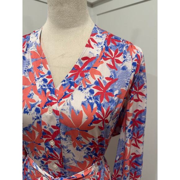 Tucker Silk Blend Fourth of July Dress Size S - Picture 3 of 4